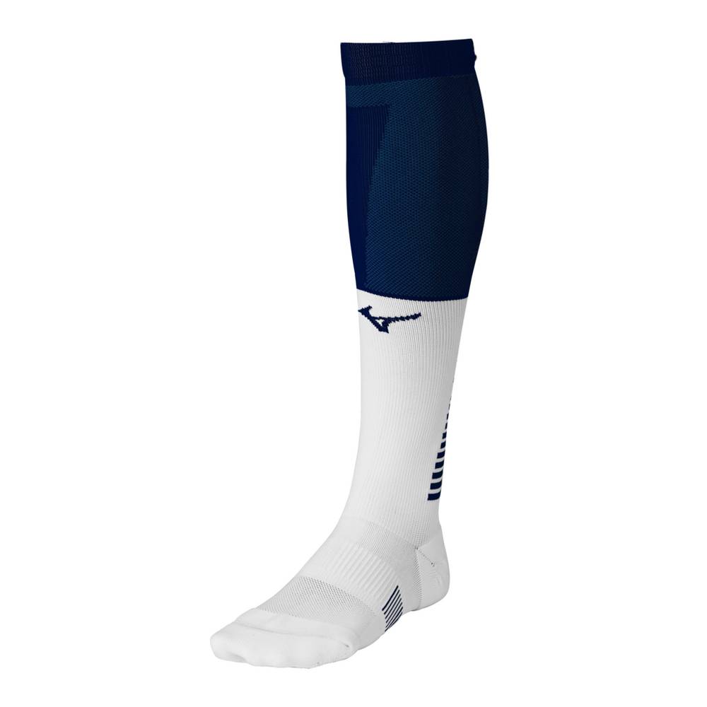 Calcetines Mizuno Diamond Elite OTC Hombre Azul Marino/Blancas Baratas EPXG-69041